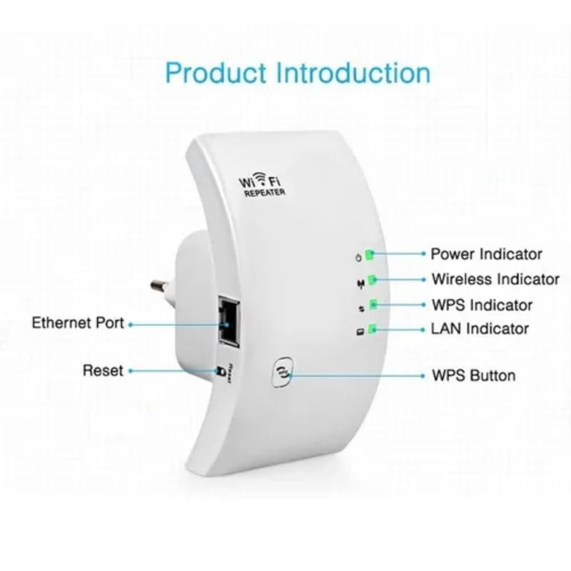 Repetidor Wireless Amplificador de Sinal Expansor Rede Wifi